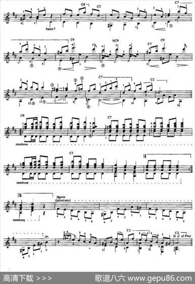 Aconquija（古典吉他）|奥古斯汀·巴里奥斯·曼戈雷（AgustinBarriosMangore）