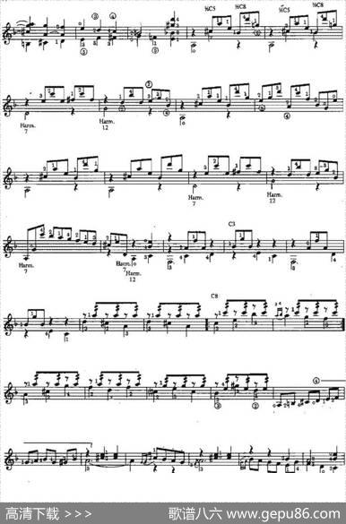 CaprichoEspanol（古典吉他）|奥古斯汀·巴里奥斯·曼戈雷（AgustinBarriosMangore）