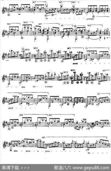 Amimadre（古典吉他）|奥古斯汀·巴里奥斯·曼戈雷（AgustinBarriosMangore）