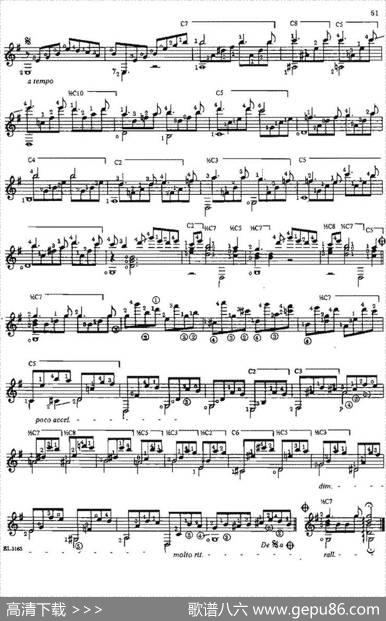 Amimadre（古典吉他）|奥古斯汀·巴里奥斯·曼戈雷（AgustinBarriosMangore）