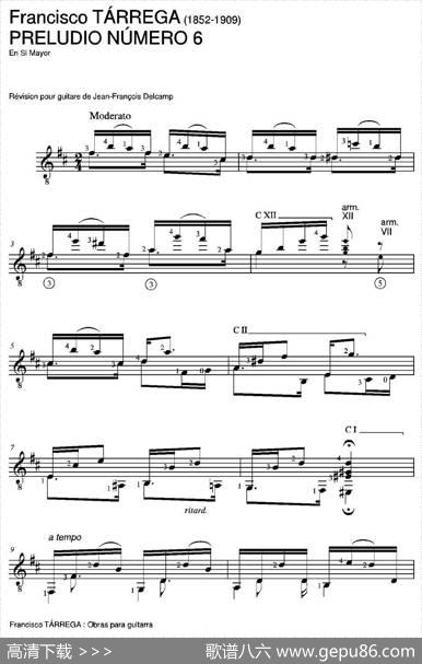 LACARTAGENERA（古典吉他）|弗朗西斯科·泰雷加FranciscoTarrega(1852-1909)