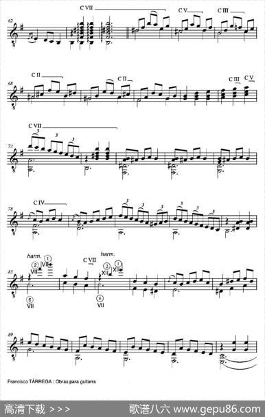 LACARTAGENERA（古典吉他）|弗朗西斯科·泰雷加FranciscoTarrega(1852-1909)