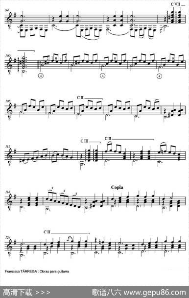 LACARTAGENERA（古典吉他）|弗朗西斯科·泰雷加FranciscoTarrega(1852-1909)