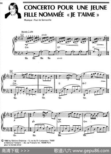 CONCERTOPOURUNEJEUNEFILLENOMMEE《JET'AIME》