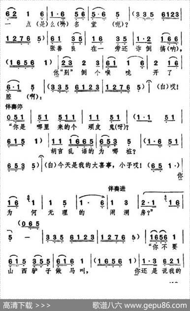 [湖北大鼓]亲生儿子闹洞房
