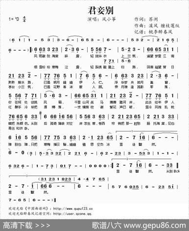 君妾别 - 苏冽|溪风缠枝莲紋