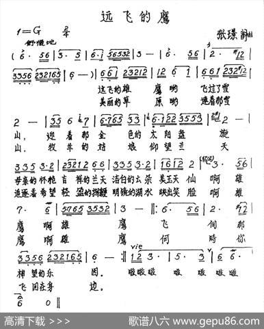 远飞的鹰（张璟词曲） - 张璟|张璟