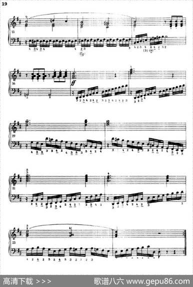 《车尔尼手风琴练习曲集》第Ⅲ册（P1—25）
