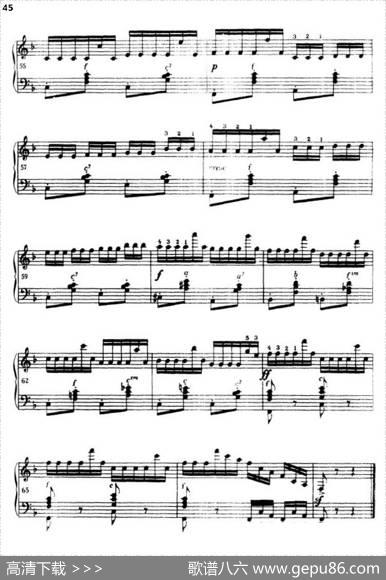 《车尔尼手风琴练习曲集》第Ⅲ册（P26—51）