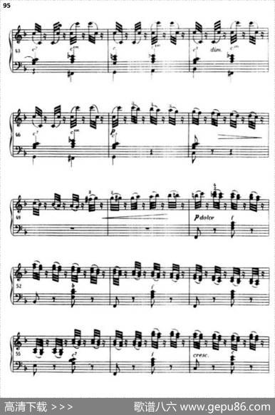 《车尔尼手风琴练习曲集》第Ⅲ册（P75—97）