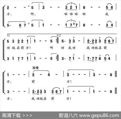 成功就在前方（中华人民共和国第九届中学生运动会会歌） - 阮志斌|夏宗贵、舒京