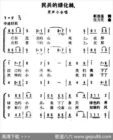 民兵的绿化林 - 靳淮莲|张力克