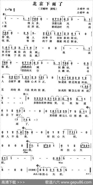 北京下雨了 - 王啸坤|王啸坤