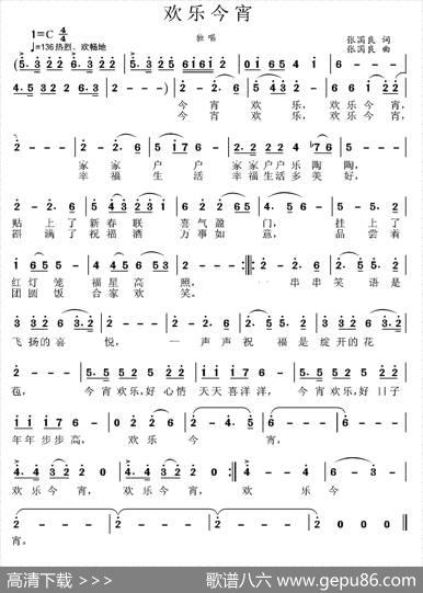 欢乐今宵（张国良词曲） - 张国良|张国良