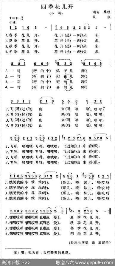 四季花儿开