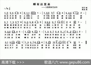哪有这里美（为西藏林芝县作） - 车行|陈光