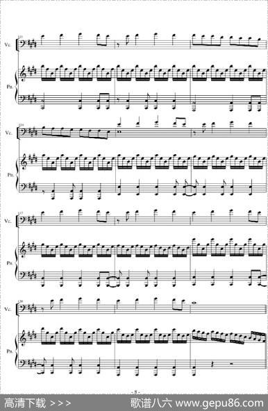 LOVESTORYMEETSVIVALAVIDA（大提琴+钢琴）