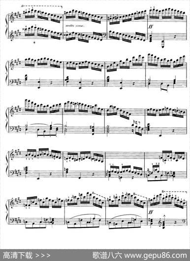15EtudesdeVirtuosité,Op.72No.1（十五首钢琴练习曲之一）|莫什科夫斯基