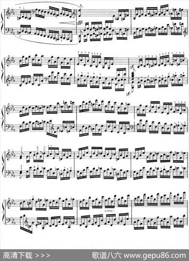15EtudesdeVirtuositéOp.72No.7（十五首钢琴练习曲之七）|莫什科夫斯基