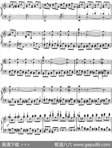 15EtudesdeVirtuositéOp.72No.8（十五首钢琴练习曲之八）|莫什科夫斯基