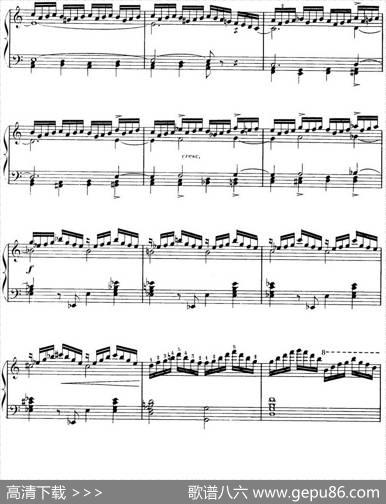 15EtudesdeVirtuositéOp.72No.10（十五首钢琴练习曲之十）|莫什科夫斯基