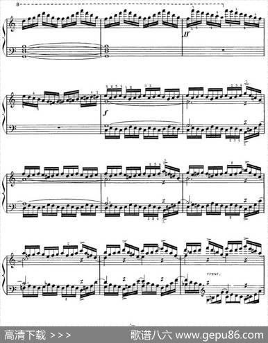 15EtudesdeVirtuositéOp.72No.10（十五首钢琴练习曲之十）|莫什科夫斯基
