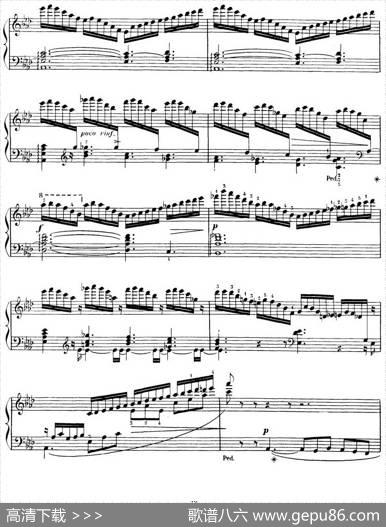 15EtudesdeVirtuositéOp.72No.11（十五首钢琴练习曲之十一）|莫什科夫斯基