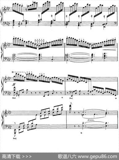 15EtudesdeVirtuositéOp.72No.11（十五首钢琴练习曲之十一）|莫什科夫斯基