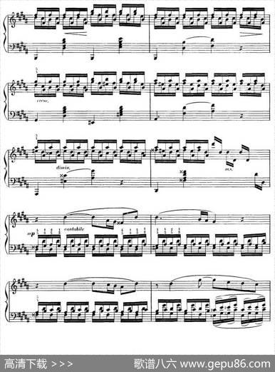15EtudesdeVirtuositéOp.72No.15（十五首钢琴练习曲之十五）|莫什科夫斯基