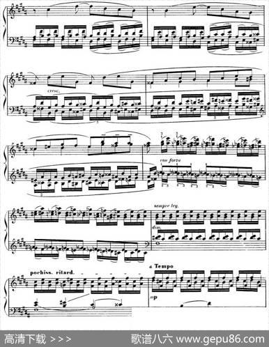 15EtudesdeVirtuositéOp.72No.15（十五首钢琴练习曲之十五）|莫什科夫斯基