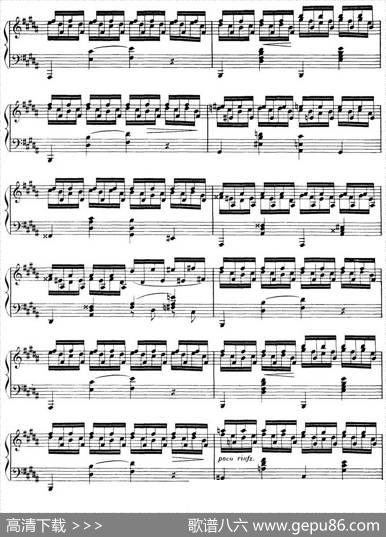 15EtudesdeVirtuositéOp.72No.15（十五首钢琴练习曲之十五）|莫什科夫斯基
