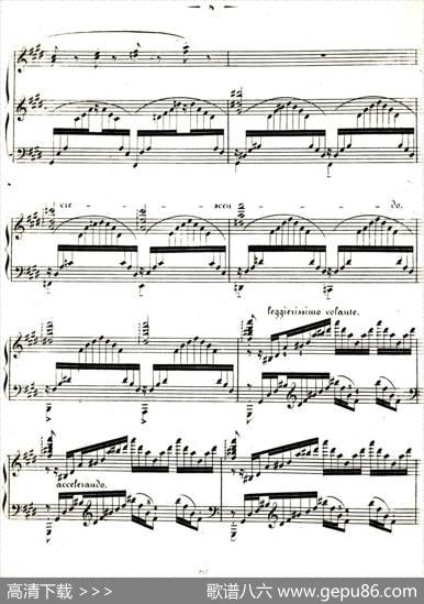 李斯特音乐会练习曲S144（3叹息降D大调S144UnsospiroDbmajor）|李斯特