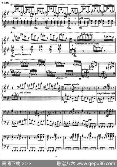 李斯特音乐会练习曲S145（1S145森林的呼啸Waldesrauschen）|李斯特
