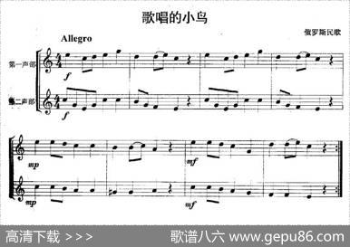 歌唱的小鸟（重奏）