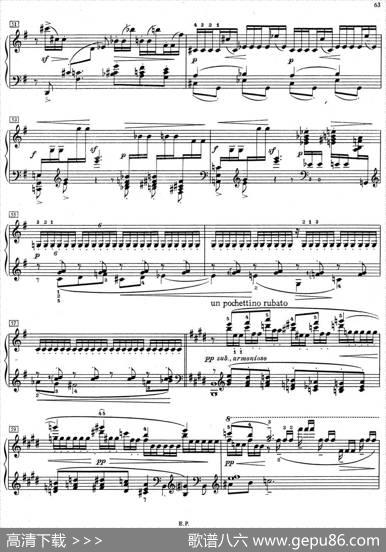 德彪西12首钢琴练习曲（9反复音练习v1.0notesrépétées）|德彪西