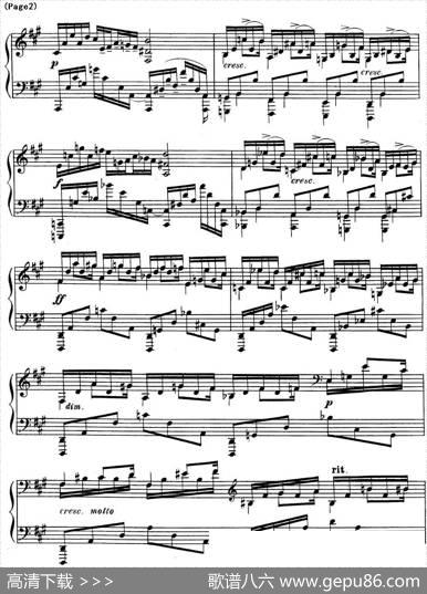 斯克里亚宾12首钢琴练习曲Op8（No.2AlexanderScriabinEtudes）|斯克里亚宾