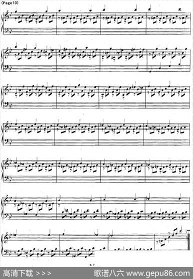 帕蒂塔6首德国组曲（No.1降B大调巴赫PartitaB-flatMajorBWV825）|帕蒂塔