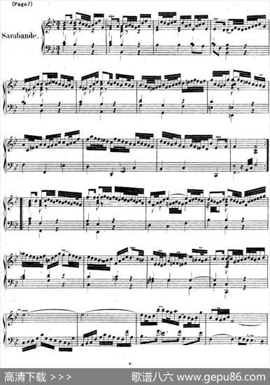 帕蒂塔6首德国组曲（No.1降B大调巴赫PartitaB-flatMajorBWV825）|帕蒂塔