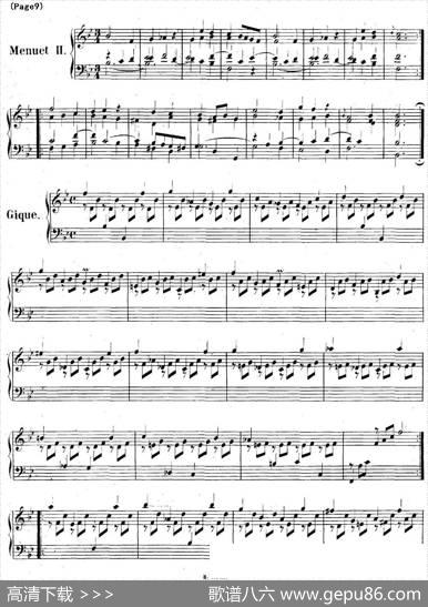 帕蒂塔6首德国组曲（No.1降B大调巴赫PartitaB-flatMajorBWV825）|帕蒂塔