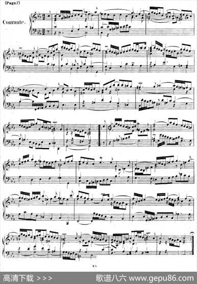 帕蒂塔6首德国组曲（No.2c小调巴赫PartitacMinorBWV826）|帕蒂塔