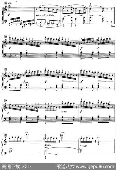50首莱蒙钢琴练习曲作品37（NO.37）|莱蒙