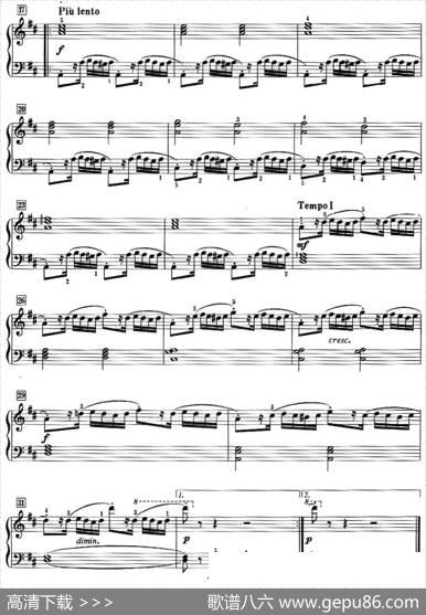 50首莱蒙钢琴练习曲作品37（NO.41）|莱蒙