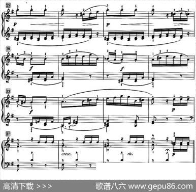 50首莱蒙钢琴练习曲作品37（NO.42）|莱蒙