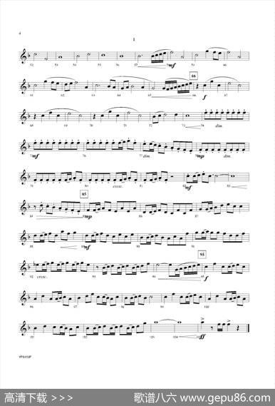 DanceofHarlequins（黑管1分谱）