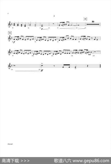 DanceofHarlequins（小号2、3分谱）
