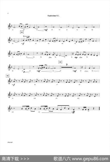 DanceofHarlequins（次中音号分谱）