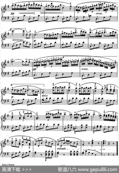 25首车尔尼Op.748练习曲（NO.12）|车尔尼