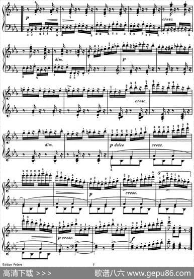 25首车尔尼Op.748练习曲（NO.16）|车尔尼