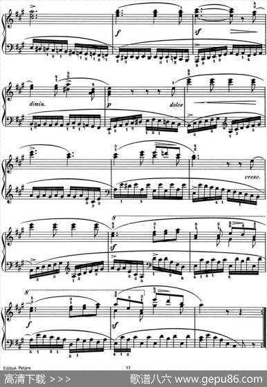 25首车尔尼Op.748练习曲（NO.19）|车尔尼