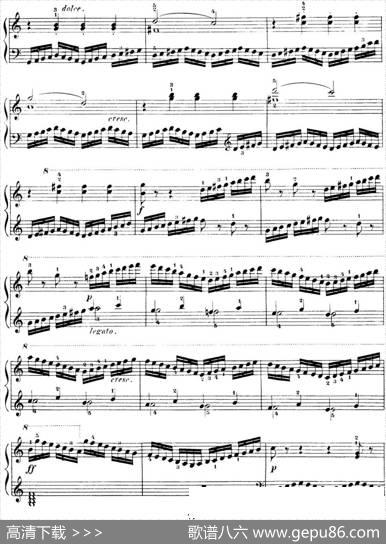 40首车尔尼Op.299钢琴快速练习曲（NO.9）|车尔尼